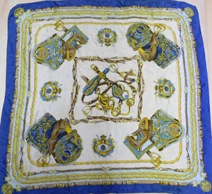 FOULARD 100% PURA SETA SILK SOIE VINTAGE DONNA FURSTENBERG (1714) 86cm x 86cm - Bild 1 von 4