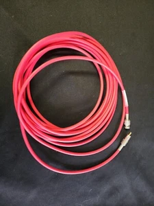 25' Canare LV-61S RED High Quality/ Studio Grade Flexible BNC/RCA Stereo Cables - Picture 1 of 3