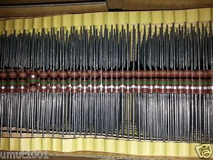 10X NOS GENUINE PANASONIC 1M CARBON COMPOSITE RESISTORS FOR MARSHALL GUITAR AMP! - Picture 1 of 2