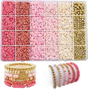 2780Pcs Clay Beads Friendship Bracelet Kit Jewelry Making, Bracelet Making Kit - Picture 1 of 7