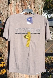Grambling State University Tigers Logo Champion M T-Shirt Gray NWT - Picture 1 of 2