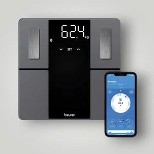 Beurer BF 500 Bluetooth Diagnosewaage Körperfett Muskelanalyse App XL-Display - Bild 1 von 1