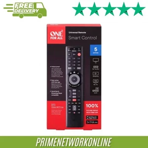 One For All URC 7955 Smart Control 5 Universal Remote 100% ORIGINAL ⭐⭐⭐⭐⭐ - Picture 1 of 1