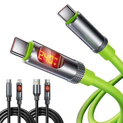 Super Fast Charging USB C Type C PD Cable For iPhone 16 15 Pro Max Samsung S25 - image 1 of 4