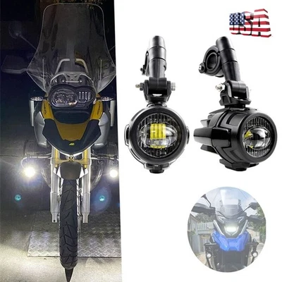 40W LED Auxiliary Fog Lights Driving Lamps For Ducati 998 Diavel Hypermotard - Image 1 of 4