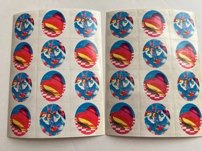 2  Vintage 1989 Lisa Frank Unicorns and Hearts Sticker Sheets - Image 1 of 2