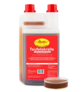 Teufelskralle-Liquid, 1 Liter Dosierflasche, Bewegungsfreude - Pferde, Pony - Bild 1 von 7