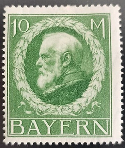 Alemania Baviera Estampilla 1914 Rey Luis III SN# DE-BY 113 MLH Lote 261 - Imagen 1 de 2