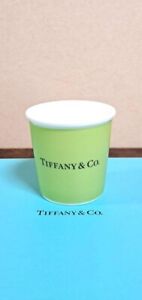 Tiffany & Co. Everyday Objects Bone China Espresso Paper Cup Emerald Green