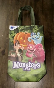General Mills Monsters Müsli wiederverwendbare Trick or Treat Tasche, neu ohne Etikett - Bild 1 von 2