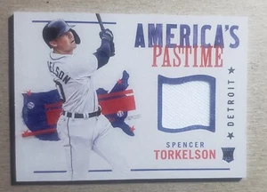 2022 Panini Chronicles America's Pastime Spencer Torkelson Jersey Relic RC - Picture 1 of 2