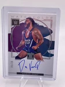 2023 WWE Impeccable - Watercolor /25 - Auto - Devon Kemp - Picture 1 of 2