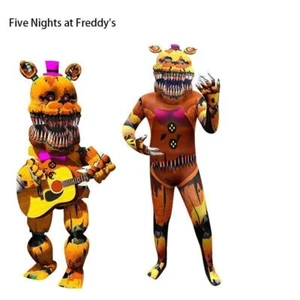 Kids Five Nights at Freddy's Halloween Boys Cosplay Costume Fancy Dress Outfits - Picture 1 of 18