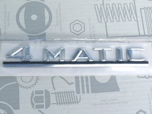 Genuine Mercedes type designation / boot badge for W124 4Matic models NEW! NOS! - Picture 1 of 1