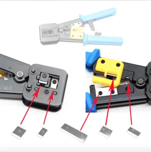 5 ERSATZKLINGEN EZ RJ45 Netzwerk Crimpwerkzeug Crimpwerkzeug  - Bild 1 von 1