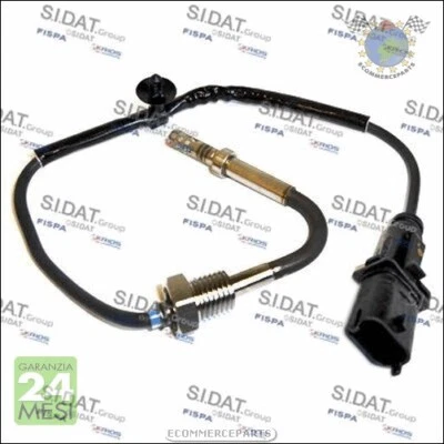 Sensore temperatura gas scarico Sidat per OPEL MERIVA B CORSA D - Immagine 1 di 3