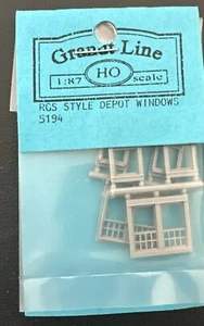 Grandt Line HO Scale Kit #5194 RGS Style Depot Windows 1:87 NOS - Picture 1 of 2