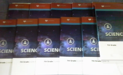 ALPHA OMEGA SCIENCE LIFEPAC- GRADE  7 - COMPLETE SET- SEE DETAILS BELOW - Image 1 of 4