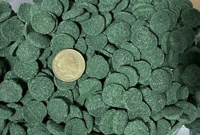 50g Algae wafers - Spirulina discs10mm - Bottom Feeders fish food  - image 1 of 2