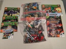 Large Lot Lego Minecraft Mixed Pieces Minifigs Instruction Booklets Dragon code