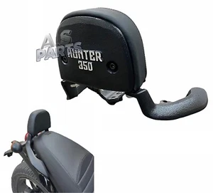Adatto per Royal Enfield Hunter 350 - "schienale a pioli con cuscino" - Foto 1 di 4