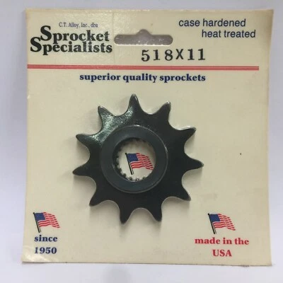 Suzuki RM 125 1980-2008 Front Sprocket 11 Tooth Motocross - Image 1 of 2