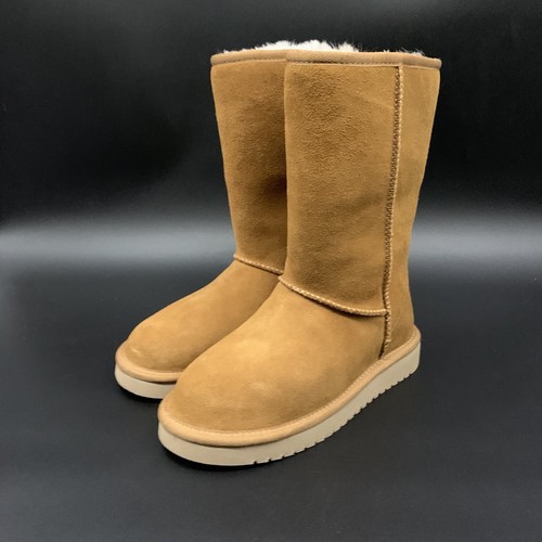 STIVALI ALTI KOOLABURRA BY UGG KOOLA DONNA TAGLIA 5 LARGHI US LANA CAMOSCIO CASTAGNO