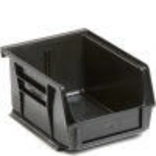 Storage Bin 5-3/8 x 4-1/8 x 3 inch BLACK Plastic Small Parts Container Stackable - Image 1 of 1