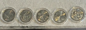 2006 D State Quarter Set US Mint in individual coin capsules 5 BU Satin Finish - Picture 1 of 2