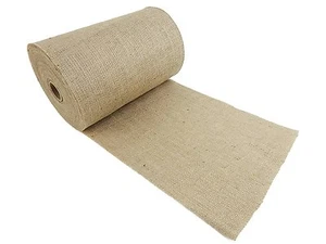 14" Wide 100 Yards 100% Natural Jute Upholstery Burlap Roll - Picture 1 of 2