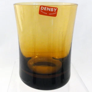 DENBY Arabesque Gewürz braun Becher klein 4,2" hoch NEU NIE BENUTZT Milnor Schweden - Bild 1 von 1