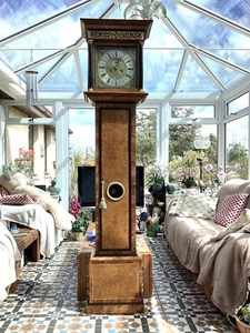 William and Mary Grandfather Longcase Clock J Clowes Of London - Picture 1 of 12