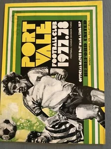 Port Vale V Hereford United 20/3/78 1978 Match Programme - Picture 1 of 2