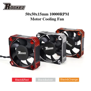 Rocket 50mm 10000RPM Metal Cooling Fan for 1/8 1/5 1/6 RC Car Brushless Motor - Picture 1 of 15
