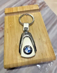 BMW Car Keychain Stainless Steel Metal Car  Keychain 3D Key Chain Keyring - Picture 1 of 6