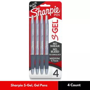 Sharpie S-Gel, Gel Pens, Medium Point (0.7mm), Frost Blue Body, Black Gel Ink... - Picture 1 of 1