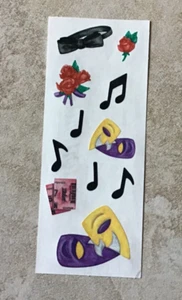 Creative Memories Scrapbooking Stickers SCHOOL THEATER COMEDY TRAGEDY GET 2* - Picture 1 of 1