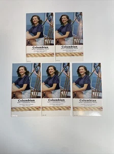 Vintage Columbian Rope Co Auburn NY Sailboat Blotter Unused Lot Of 5 - Picture 1 of 7
