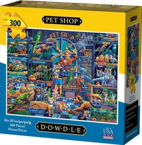 Dowdle Folk Art Jigsaw Puzzle;  Pet Shop;  300 pieces - Bild 1 von 2