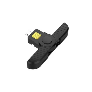 Foldable DOD Type C Common Access CAC Smart SIM Card/IC Bank Chip Card Reader d - Picture 1 of 6