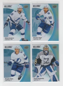 23/24 UD Allure Tampa Bay Lightning Team Set (4 Cards) Kucherov Vasilevskiy + - Bild 1 von 2