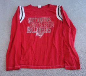 Tampa Bay Buccaneers Shirt Women's 2XL Round Neck Long Sleeve Tee NFL Foiled - Picture 1 of 17