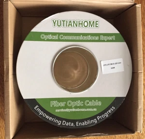 1000 Feet (300 Meters) Armored OM4 LC to LC Fiber Patch Cables Indoor/Outdoor - Picture 1 of 11
