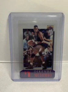 Tarjeta de $1 Dikembe Mutombo 1996 clásica 'activos transparentes' sin rayar #20/30 Sprint - Imagen 1 de 2