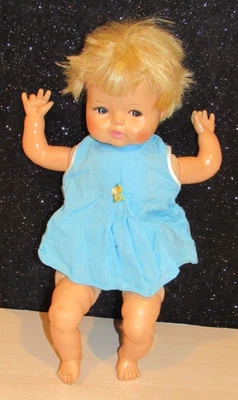 Винтажная кукла всадник 1968 ткань тело винил руки ноги голова 14» милашка - Изображение 1 из 4