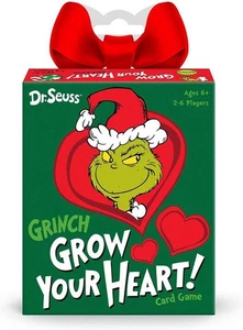 FUNKO, GRINCH GROW YOUR HEART - CARD GAME - AGES 6+ FOR 2-6 PLAYERS - NEW! - Picture 1 of 3