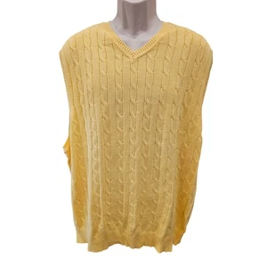 Neu mit Etikett Clubraum XXL gelb Profi Freizeit Lagenlook Pullover Weste Pulli warm - Bild 1 von 7
