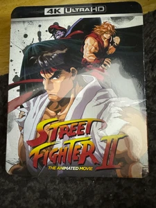 STREET FIGHTER 2 UNCUT ANIMATED MOVIE USA 4K UHD WITH SLIPCASE BRAND NEW - Picture 1 of 2