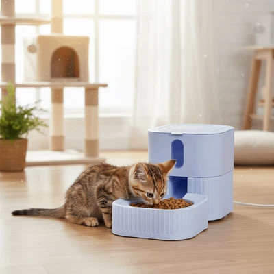 Drinking Fountain Pet Water Feeder Non-slip Cat Food Bowl  For Dogs Puppy Cats - Image 1 of 4