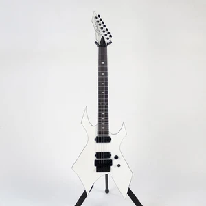 B.C.Rich Warlock Legacy 7 With Floyd Rose Gloss White Pearl String Electric Guit - Picture 1 of 9